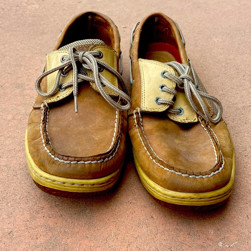 Sperry Topsiders 10W Lace Up Boat Shoes